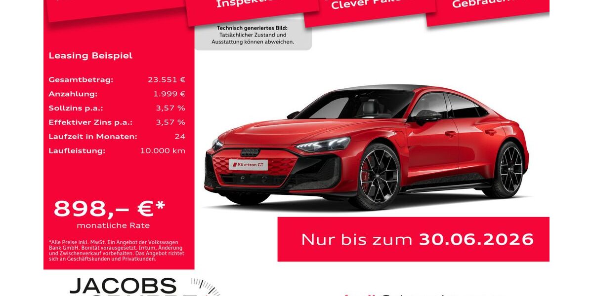 Audi RS e-tron GT 11.446 km 128.410 &euro; Mönchengladbach 41066