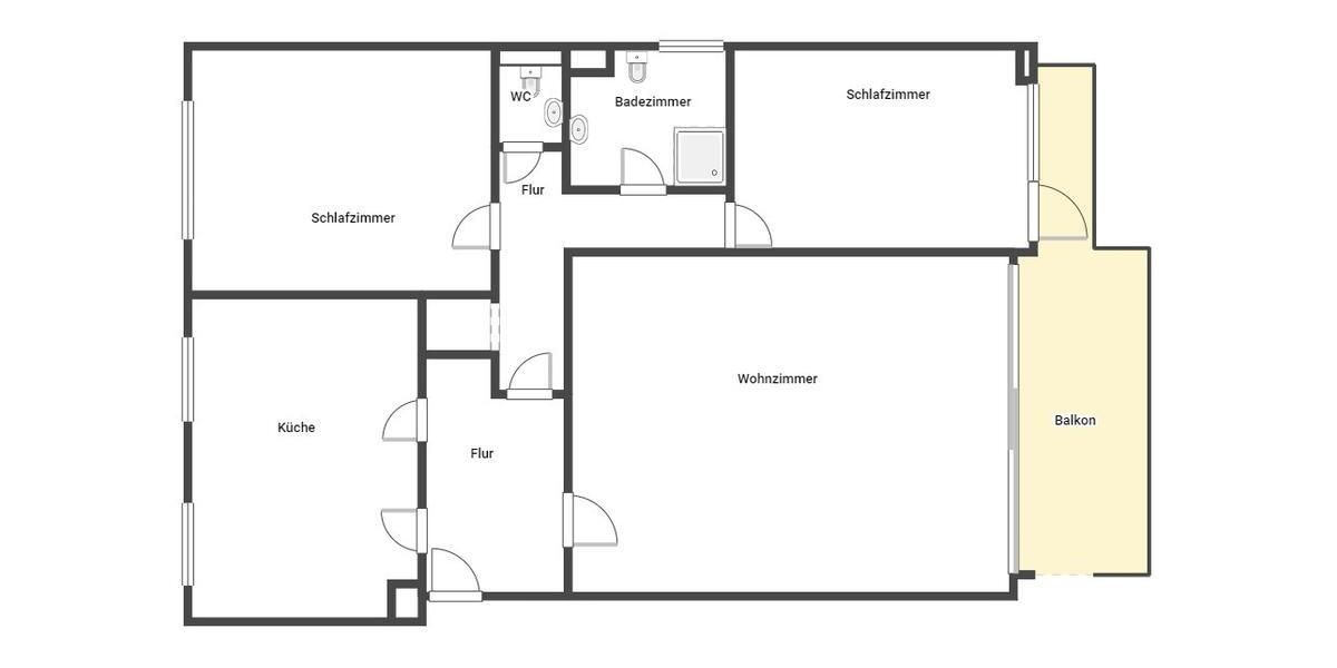 Sanierte 3 Zimmerwohnung am Hanielpark in Düsseldorf-Düsseltal 3 zimmer
