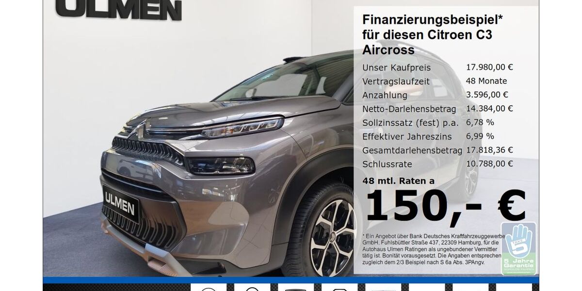Citroen C3 Aircross 26.580 km 17.280 &euro; Ratingen 40880