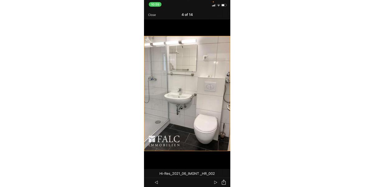 Etagenwohnung Duisburg Essenberg - 1 Zimmer, 44 m&sup2;, 450&euro; | Angebot:25613737