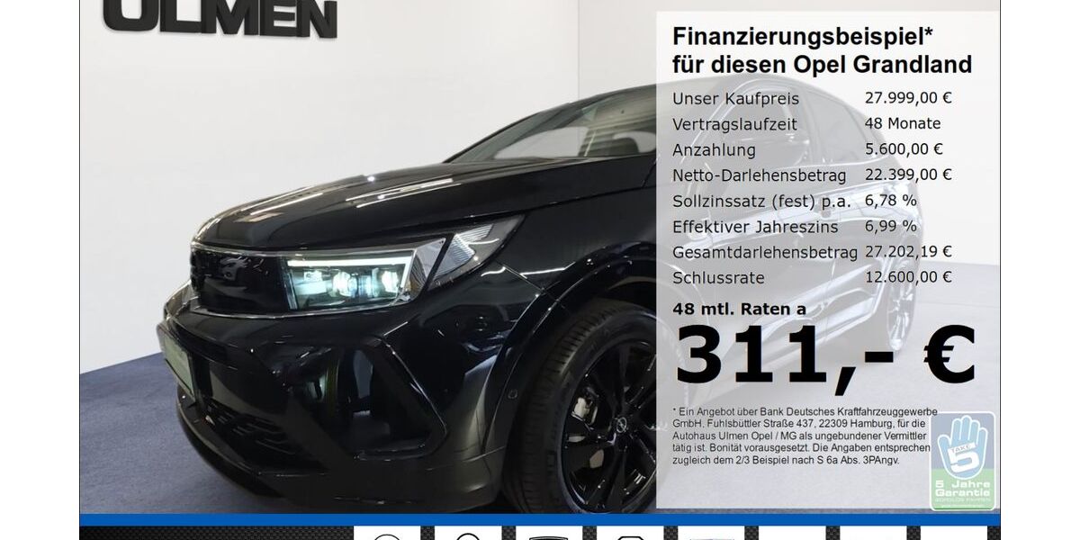Opel Grandland (X) 29.060 km 27.999 &euro; Düsseldorf 40231