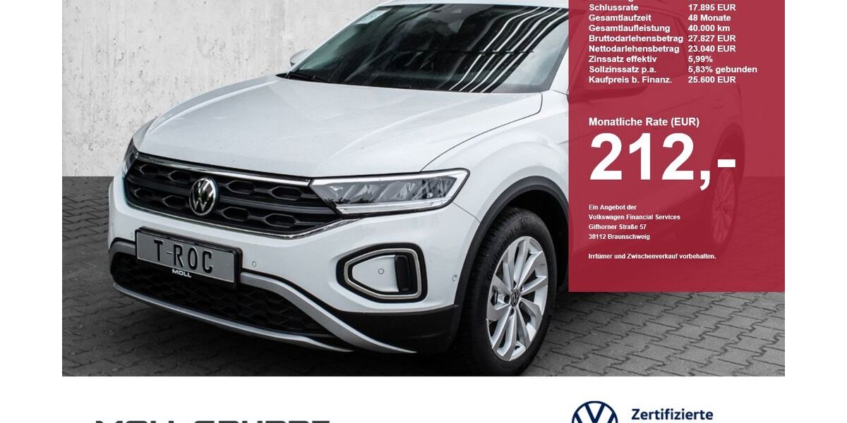 VW T-Roc 10.000 km 25.600 &euro; Kaarst 41564