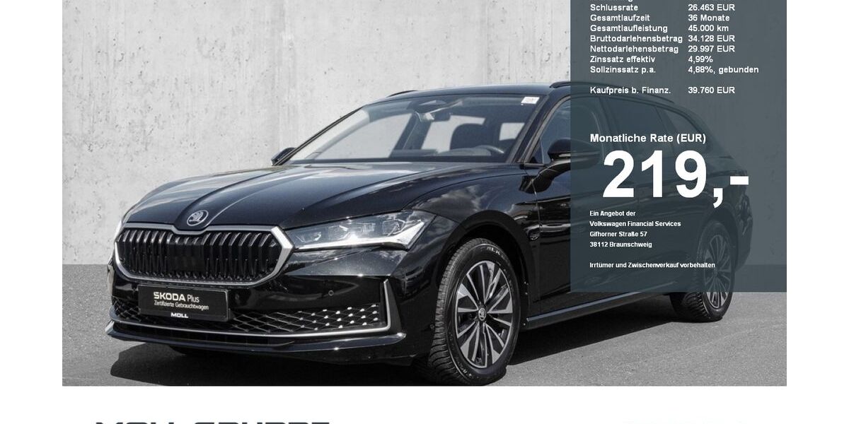 Skoda Superb 16.804 km 38.880 &euro; Düsseldorf 40474