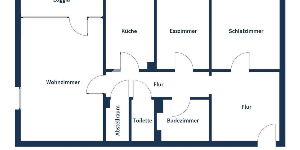 Gut geschnittene Etagenwohnung mit Aufzug, Stellplatz und Süd-West Loggia 3 zimmer