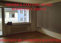 OBERBILK EXKLUSIV+RUHIG KOMPLETT LAMINAT EINBAUKÜ. SANIERTES BAD GROßER BALKON 3. OGAUFZUG GARAGE