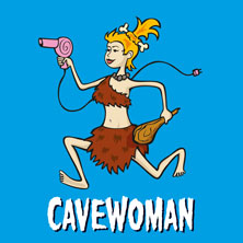 Cavewoman in Monheim
