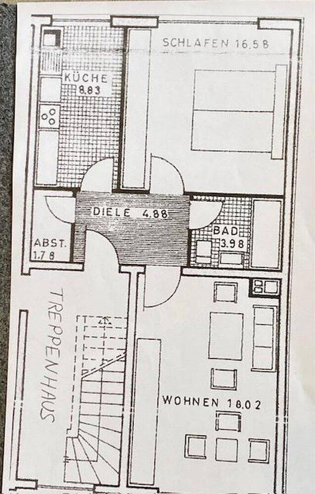 Helle 2-Zimmer Wohnung in Solingen Ohligs