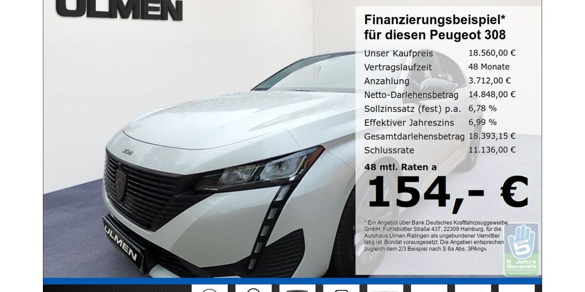 Peugeot 308 12.405 km 18.560 &euro; Ratingen 40880