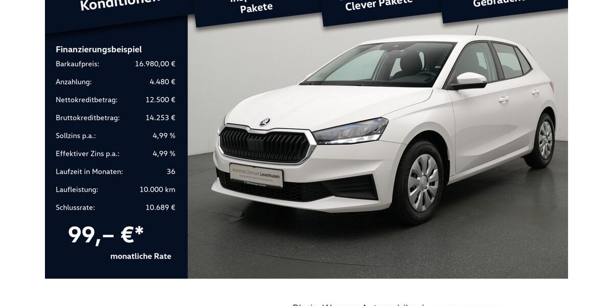 Skoda Fabia 13.426 km 16.380 &euro; Leverkusen 51379