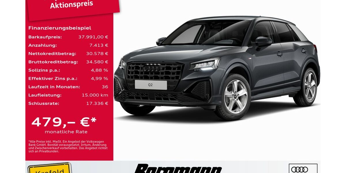 Audi Q2 1.010 km 37.991 &euro; Krefeld 47803