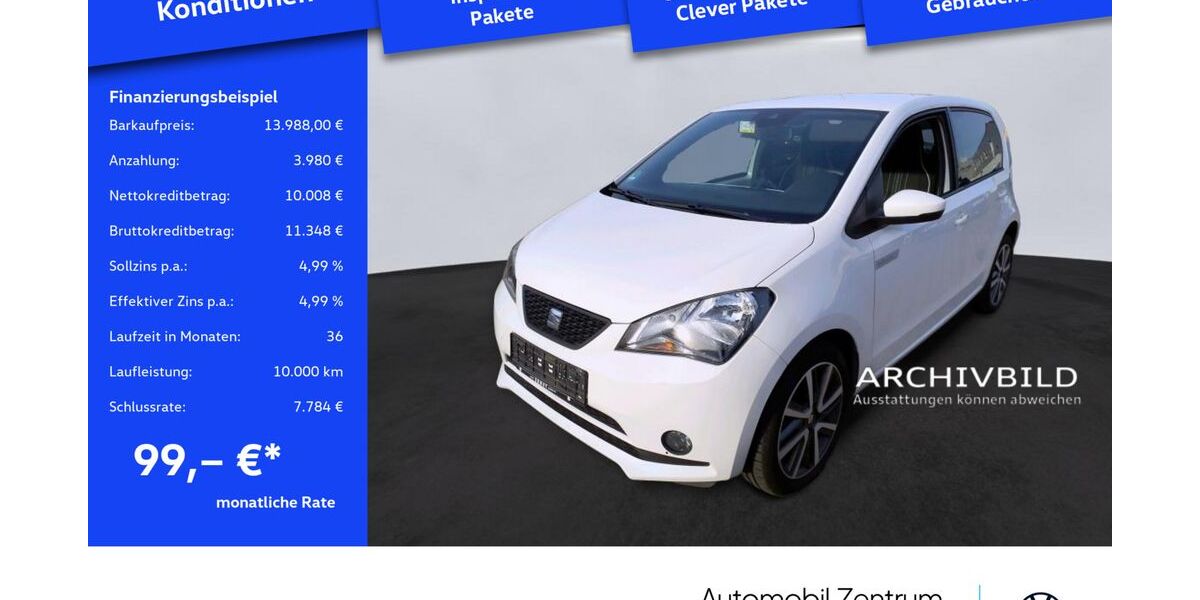 Seat Mii 25.519 km 13.988 &euro; Leverkusen 51379