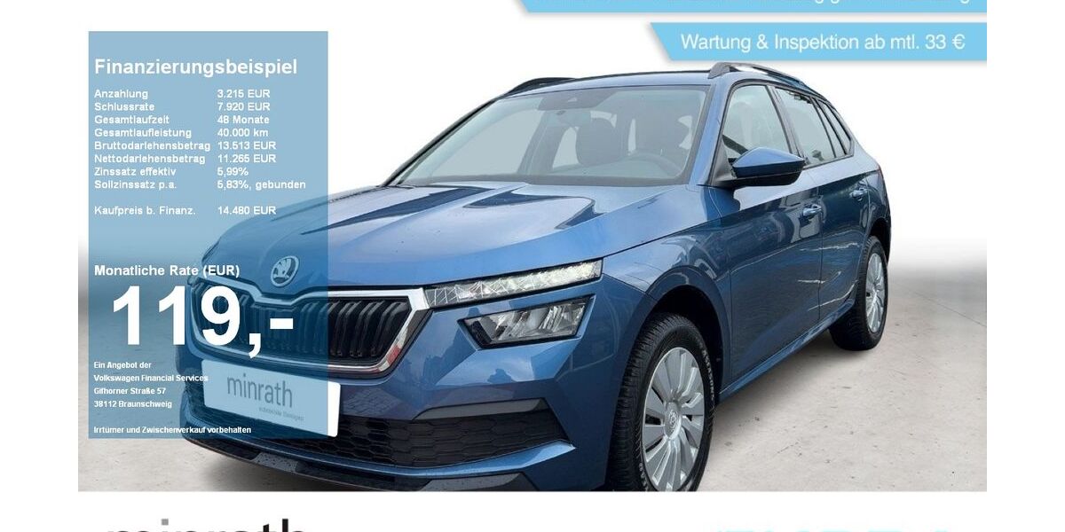 Skoda Kamiq 70.558 km 13.980 &euro; Moers 47441