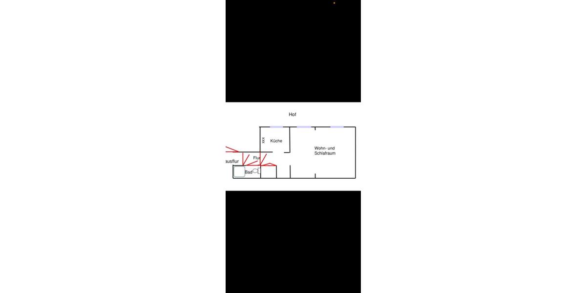 1,5Zi Whg. Krefeld Fischeln, Kölner Str, 36qm, Einbauküche 1.5 zimmer