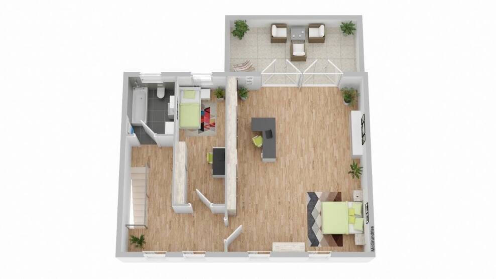 Altbau-Charme trifft auf Anbau aus 1995!