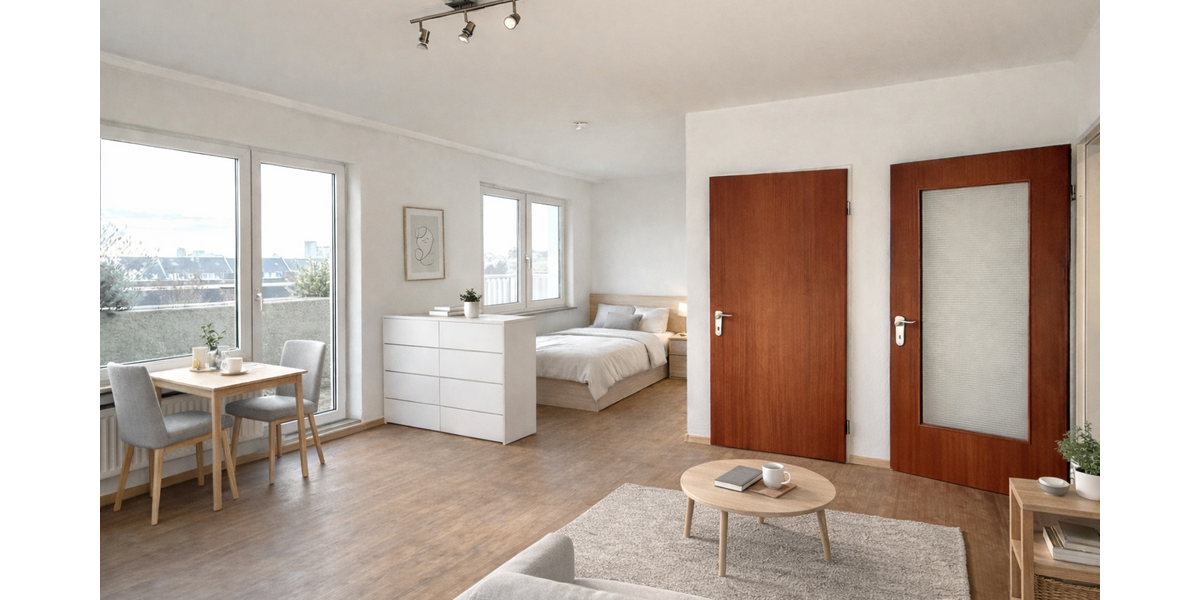 Etagenwohnung Düsseldorf Derendorf - 2 Zimmer, 45 m&sup2;, 249.000&euro; | Angebot:25212105