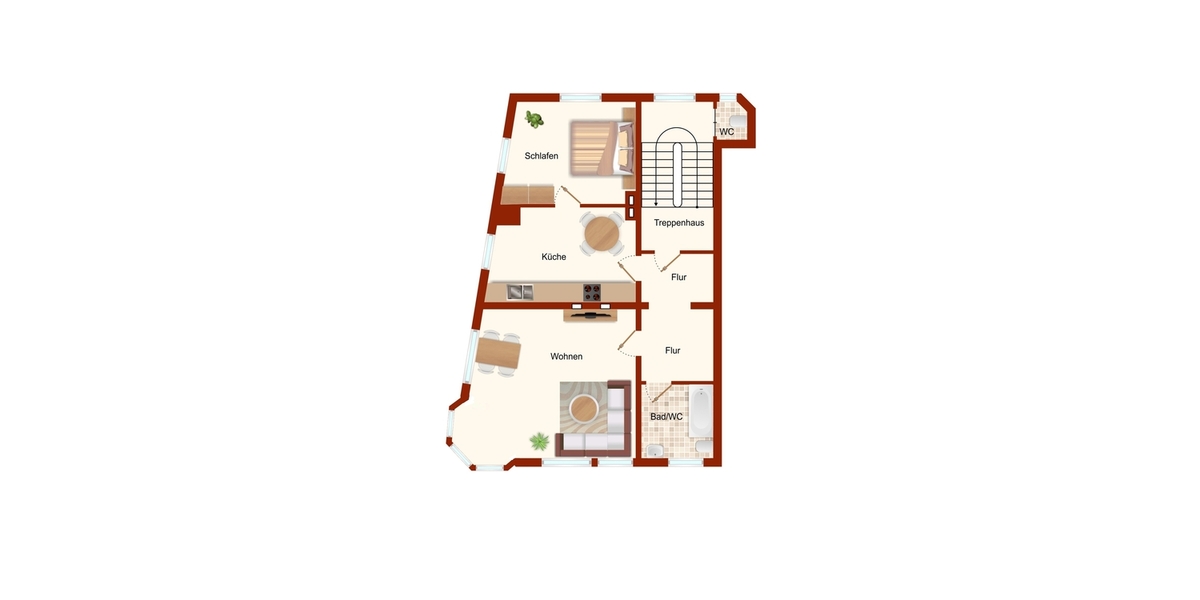 Mehrfamilienhaus mit drei Wohneinheiten und Entwicklungspotenzial 6 zimmer