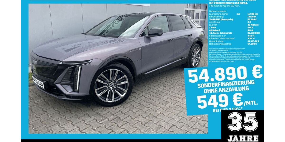 Cadillac LYRIQ 11.422 km 51.890 &euro; Mönchengladbach 41066