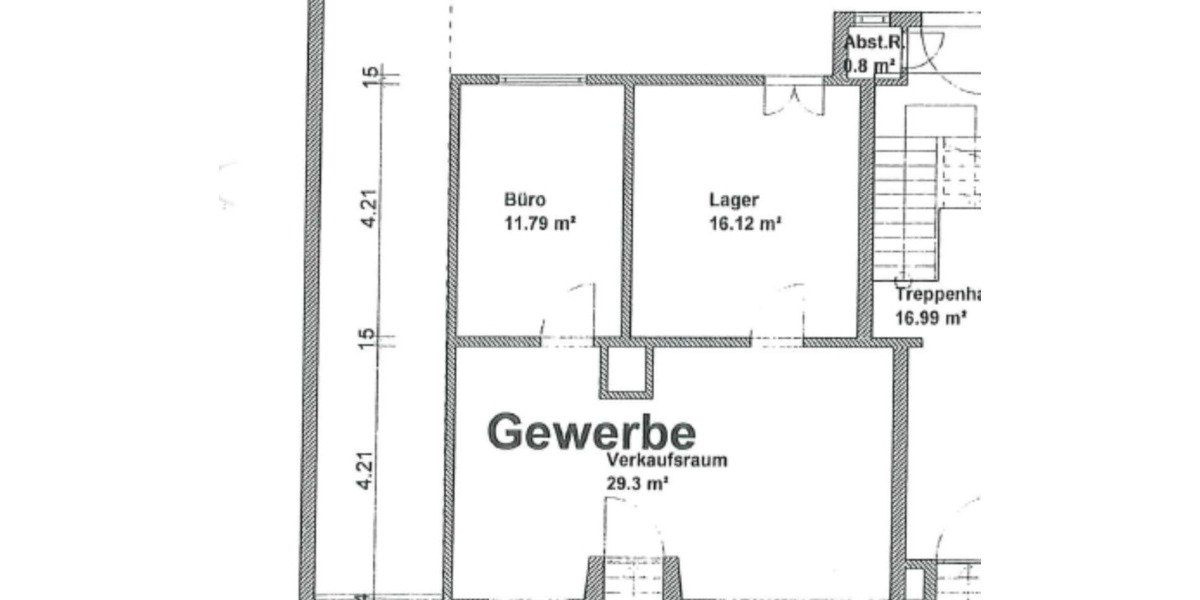 Gewerbeobjekt Wuppertal Sedansberg - 490&euro; | Angebot:25055065