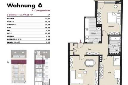 Wohnung zum Kaufen in Köln 680.000 € 99 m²
