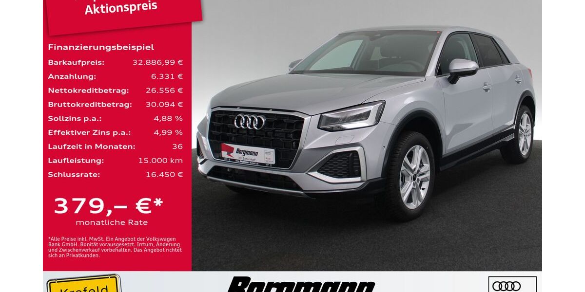 Audi Q2 9.900 km 32.887 &euro; Krefeld 47803