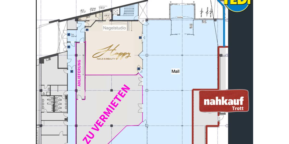 Gewerbeobjekt Viersen Stadtmitte - 2.140&euro; | Angebot:25748099