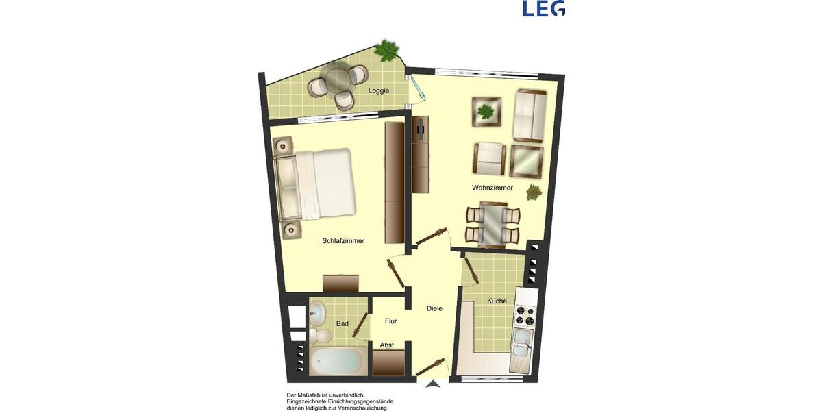 2-Zimmer-Wohnung in Solingen Wald 2.5 zimmer