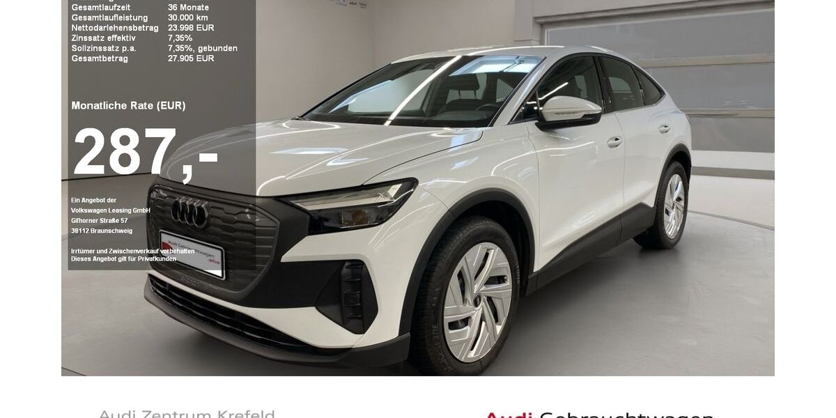 Audi Q4 e-tron 26.255 km 23.668 &euro; Krefeld 47805