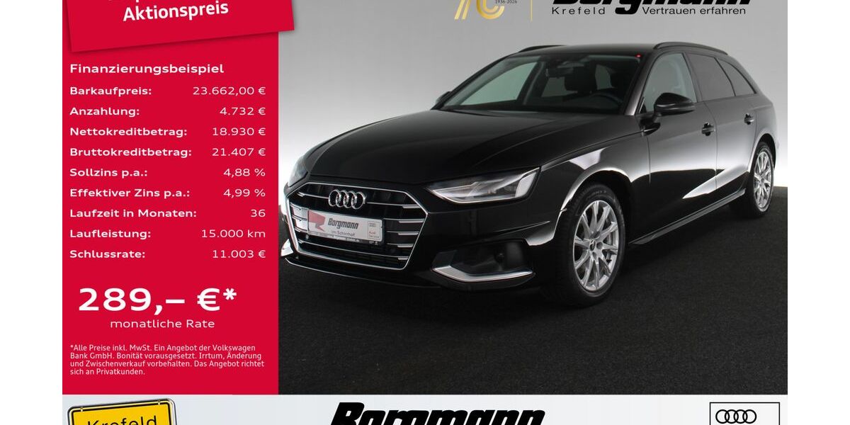 Audi A4 106.602 km 23.662 &euro; Krefeld 47803