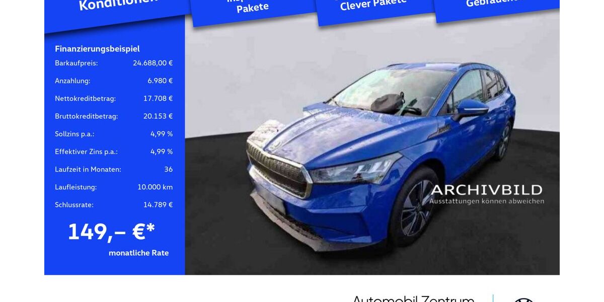 Skoda Enyaq 22.333 km 24.688 &euro; Leverkusen 51379