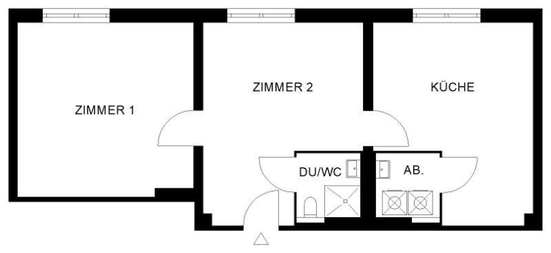 Etagenwohnung Mettmann - 3 Zimmer, 59 m&sup2;, 607&euro; | Angebot:26342665