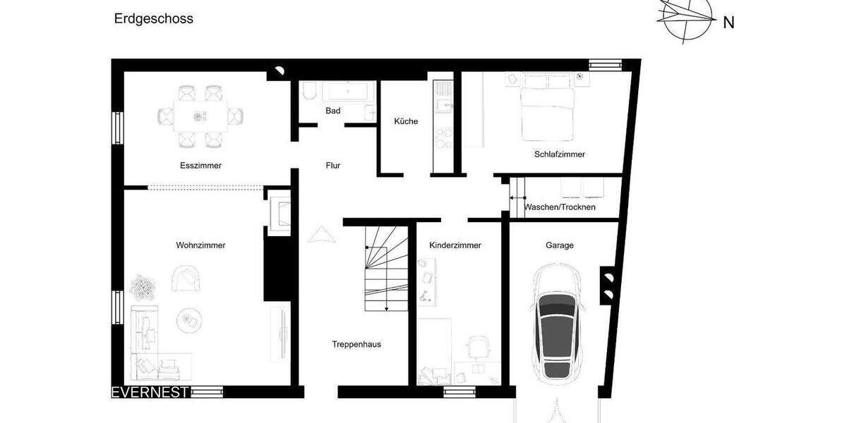 Energetisch gut modernisiertes Mehrfamilienhaus in zentraler Bestlage von Duisburg-Duissern 1 zimmer