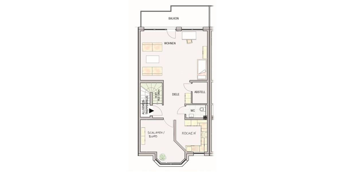 Etagenwohnung Langenfeld Berghausen - 3 Zimmer, 105 m&sup2;, 550.000&euro; | Angebot:26787925