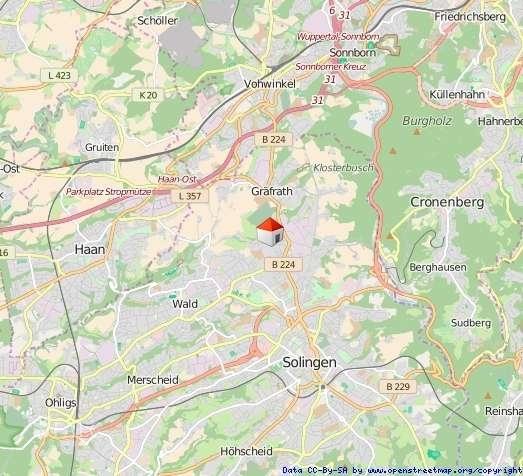 Etagenwohnung Solingen Central - 2 Zimmer, 77 m&sup2;, 1.277&euro; | Angebot:24783009