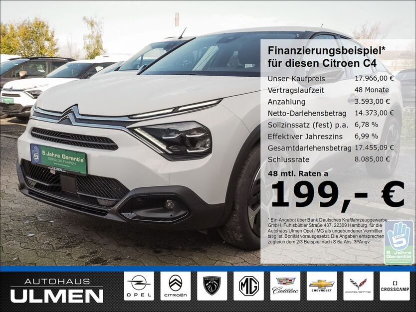 Citroen C4 18.815 km 17.966 € Düsseldorf 40231