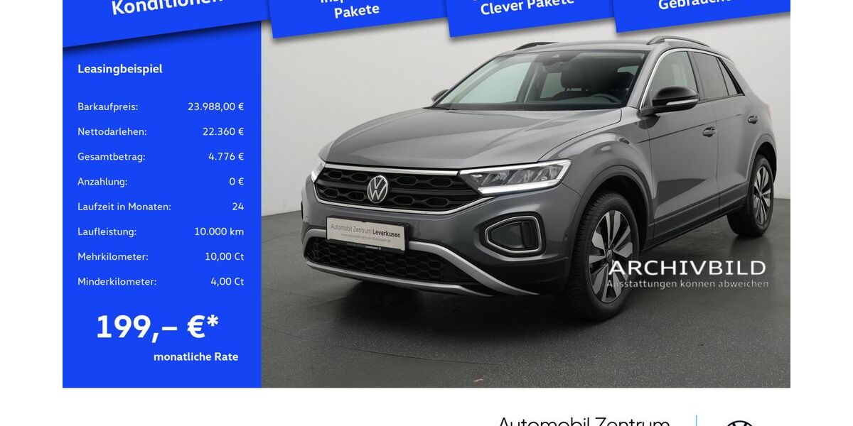 VW T-Roc 25.299 km 23.980 &euro; Leverkusen 51379