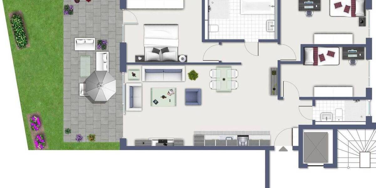 NEUBAU: Träumen Sie sich nach Hause! 4-Zimmer-Gartenwohnung in Schlebusch! 4 zimmer