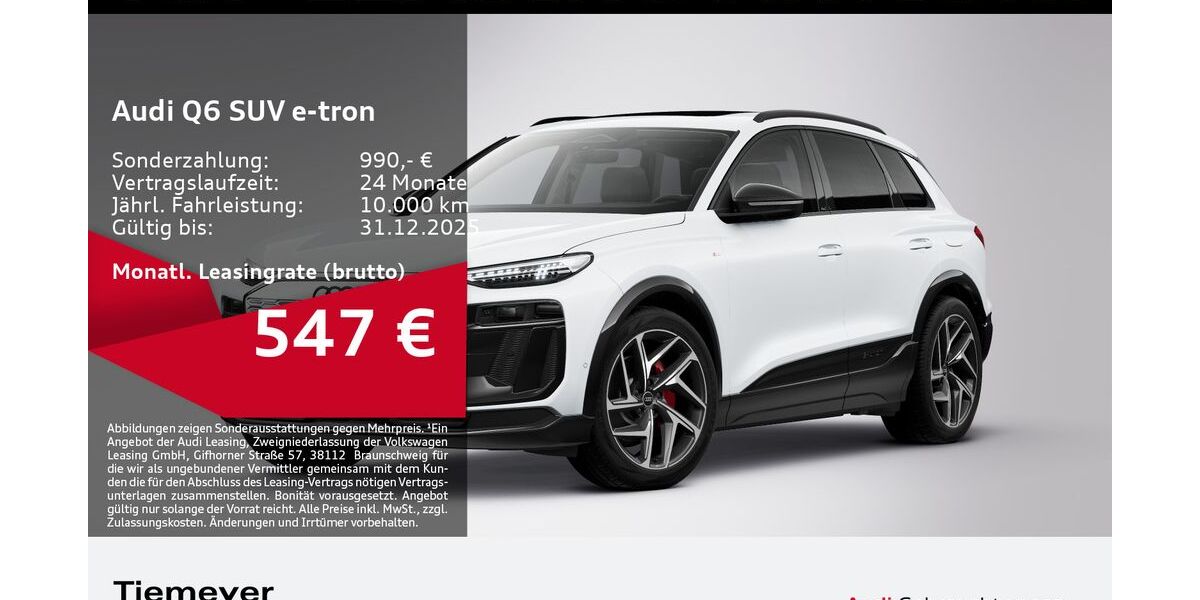 Audi Q6 e-tron 2.604 km 57.490 &euro; Remscheid 42897