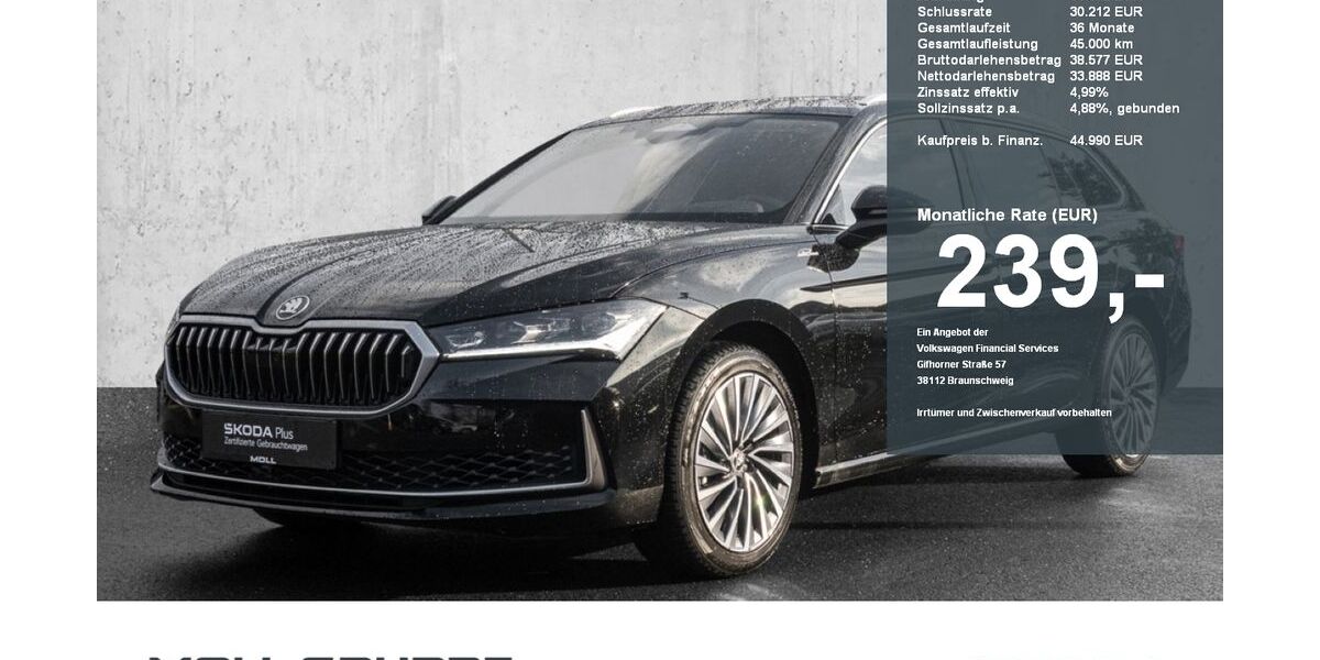 Skoda Superb 20.591 km 44.950 &euro; Düsseldorf 40474