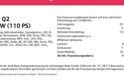 Audi Q2 70.485 km 16.980 &euro; Mülheim 45478