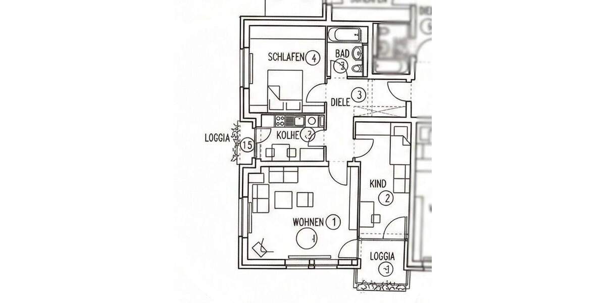 Moderne Drei-Raum-Wohnung in ruhiger Grünlage von Neuss-Grimlinghausen...!! 3 zimmer