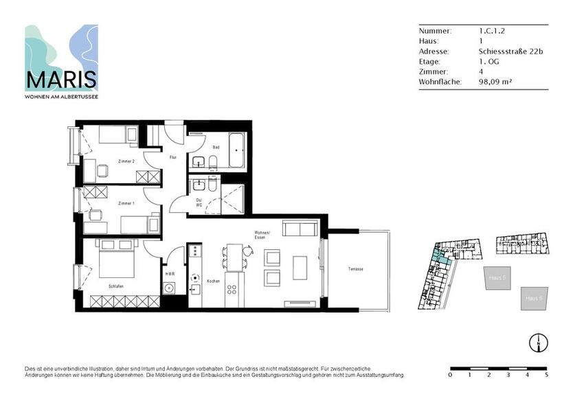 Großzügige 4 Zimmer-Wohnung für Familien - Wohnen am Albertussee (mietpreisgedämpftes Wohnen) zimmer