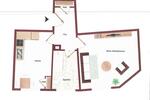Erdgeschoßwohnung Duisburg Laar - 1.5 Zimmer, 38 m&sup2;, 488&euro; | Angebot:26420326