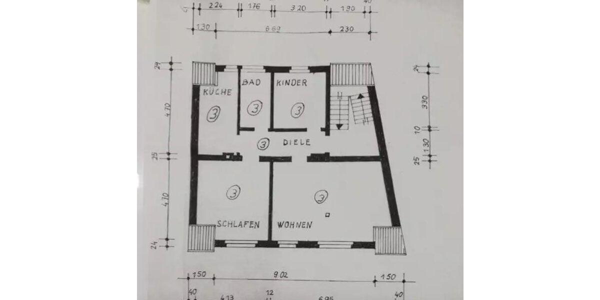 Dachgeschoßwohnung Duisburg Essenberg - 3 Zimmer, 83 m&sup2;, 900&euro; | Angebot:26426285