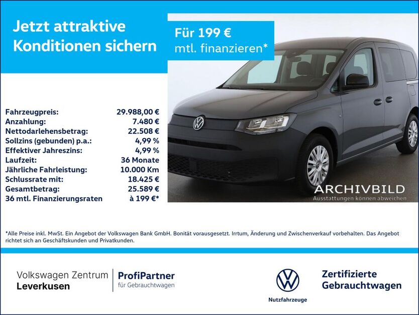 VW Caddy 3.705 km 29.988 € Leverkusen 51379