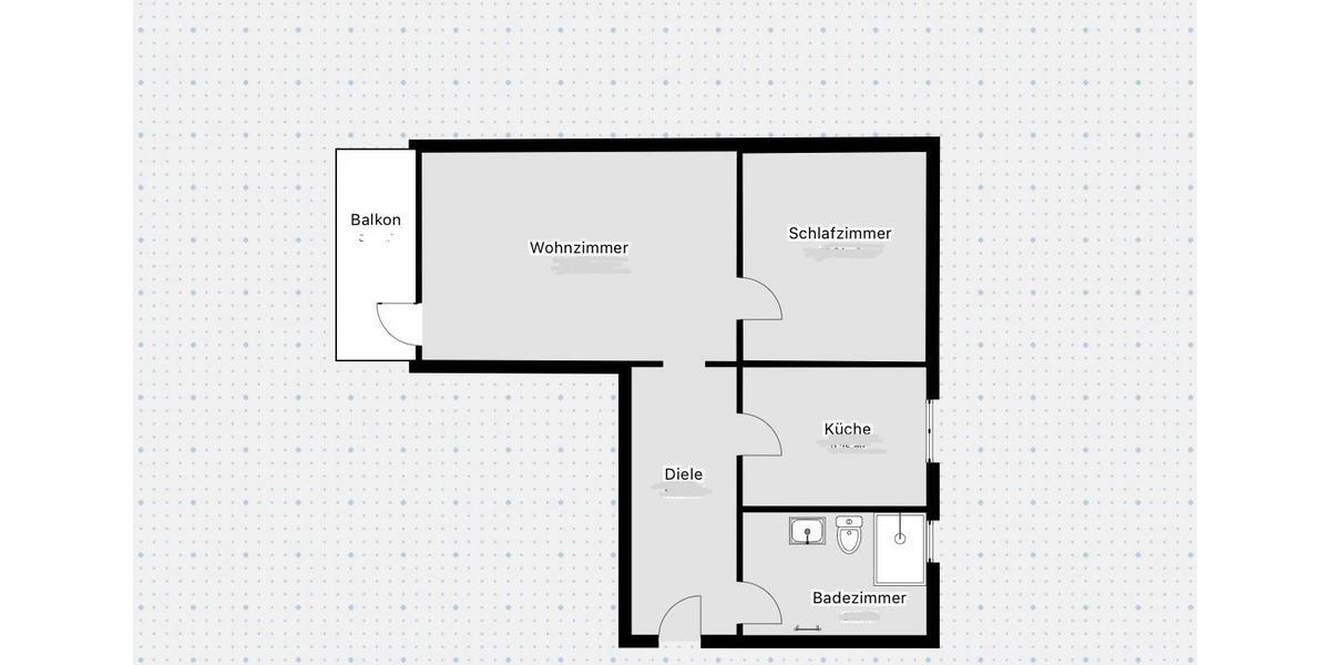 Wohnung mit Garage - 2 Zimmer ca. 51 m², 2. Etage 2 zimmer