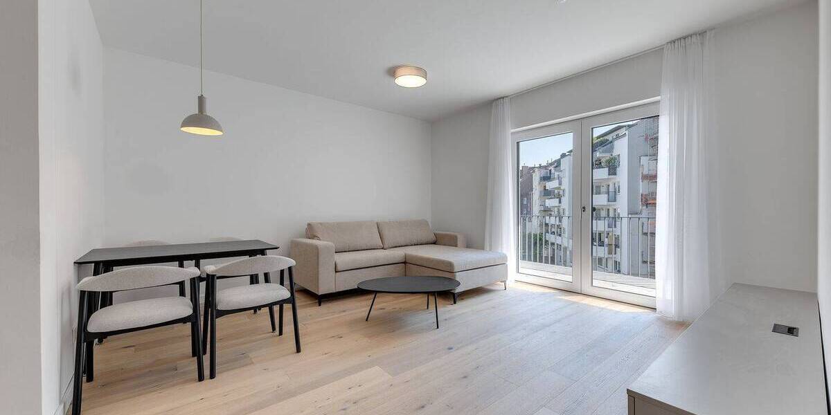 Etagenwohnung Düsseldorf Bilk - 2 Zimmer, 47 m&sup2;, 1.500&euro; | Angebot:26894873