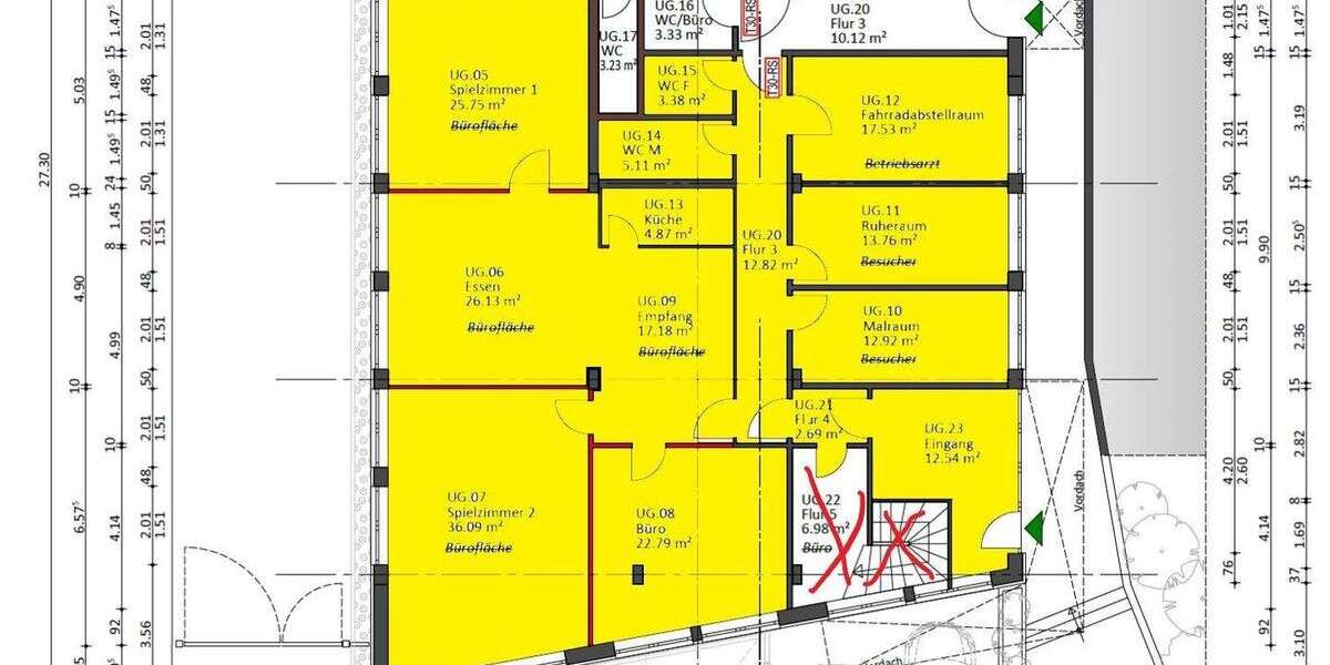 Gewerbeobjekt Velbert Mitte - 7 Zimmer, 210 m&sup2;, 1.600&euro; | Angebot:25246716