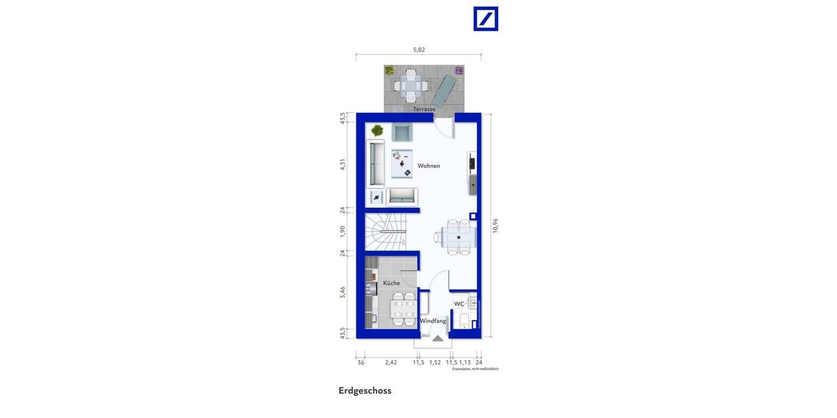Reihenmittelhaus Krefeld Kempener Feld/Baakeshof - 6 Zimmer, 135 m&sup2;, 360.000&euro; | Angebot:26779006