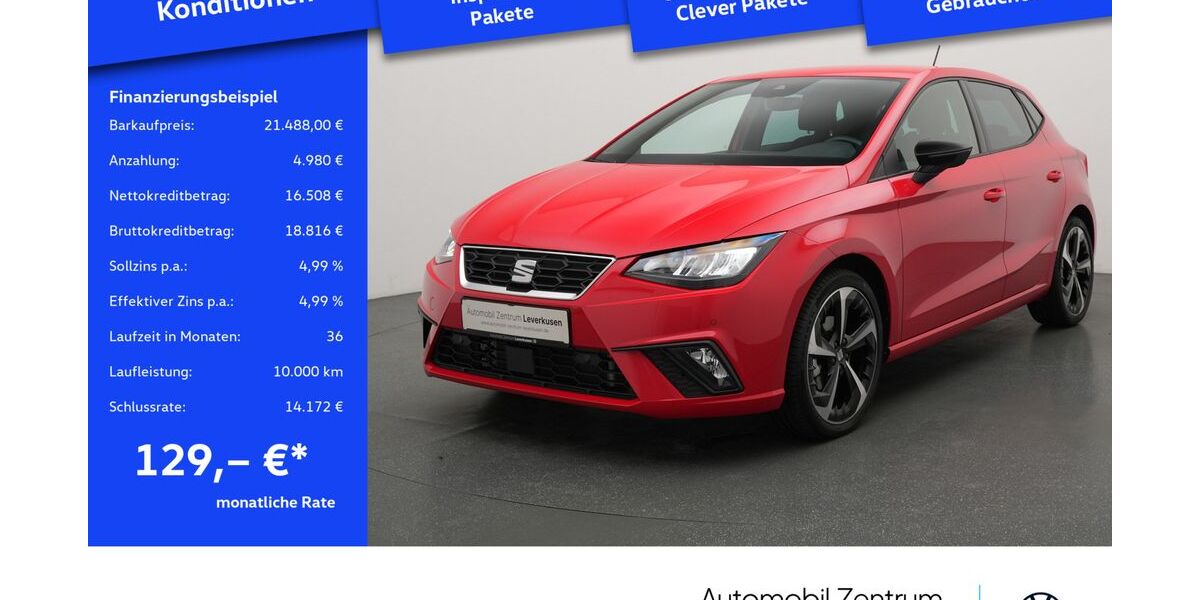Seat Ibiza 13.771 km 21.480 &euro; Leverkusen 51379