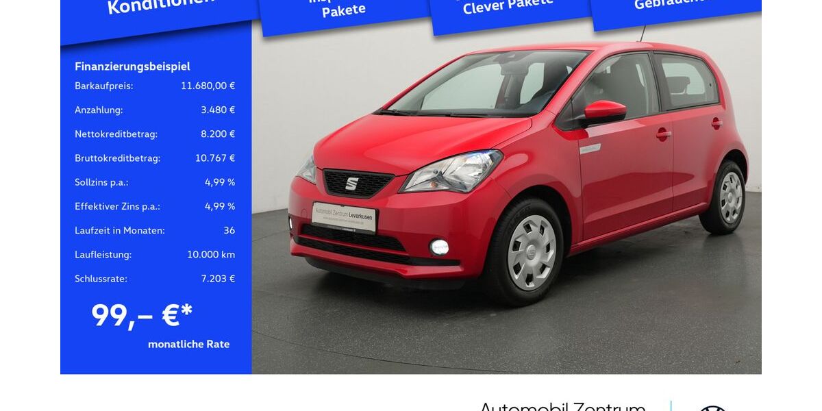 Seat Mii 36.282 km 10.980 &euro; Leverkusen 51379